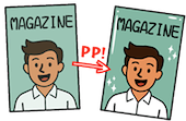 PP加工のbefor & after画像